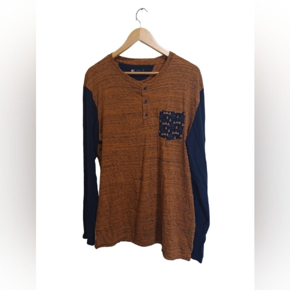 Le 31 Simons Men Long Sleeve Shirt